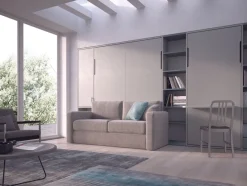 Letto a scomparsa con divano Basic