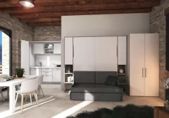 Letto a scomparsa con divano Basic