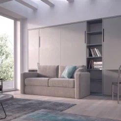 Letto a scomparsa con divano Basic