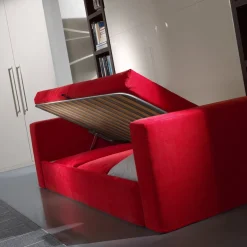 Letto a scomparsa con divano Cubo