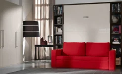 Letto a scomparsa con divano Cubo