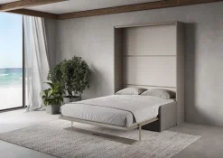 Letto a scomparsa con divano e mensola Capital Sofà