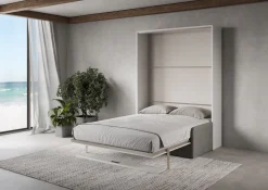 Letto a scomparsa con divano e mensola Capital Sofà
