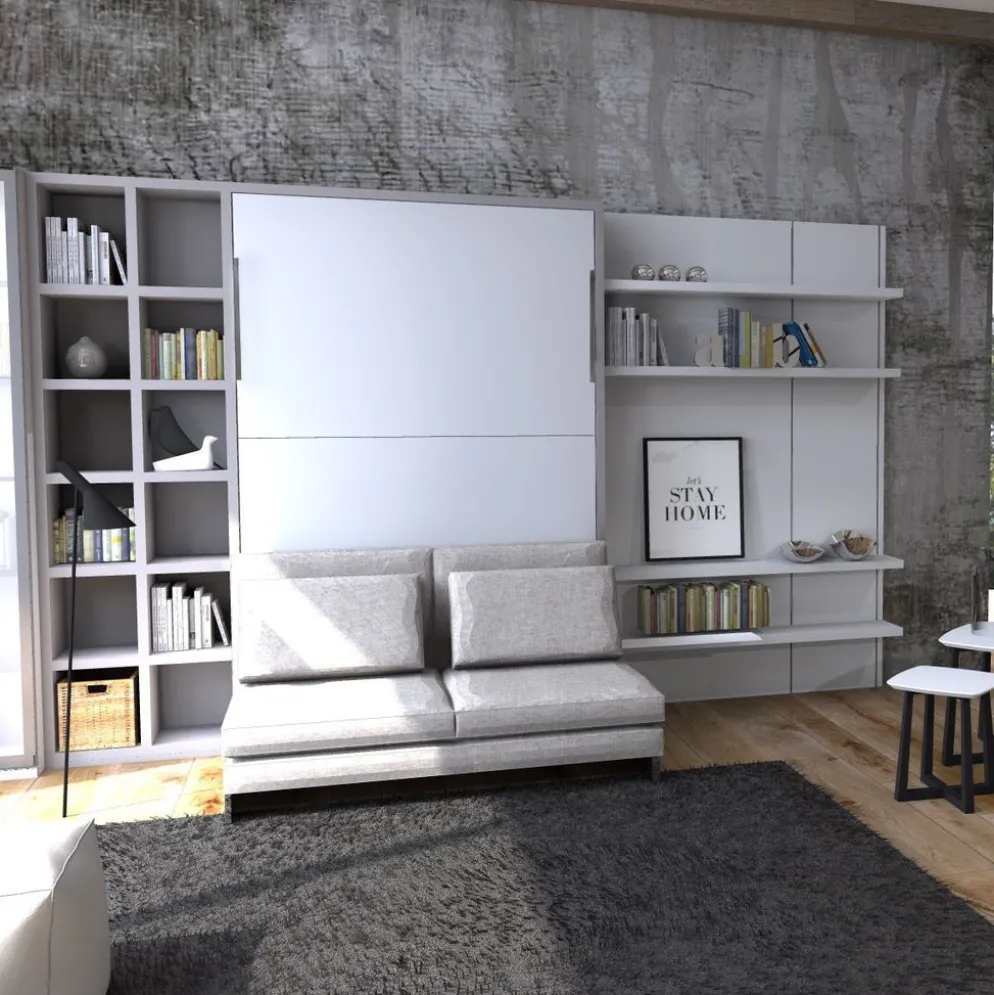 Letto a scomparsa con divano Living