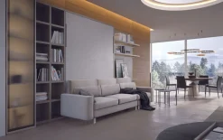Letto a scomparsa con divano Living