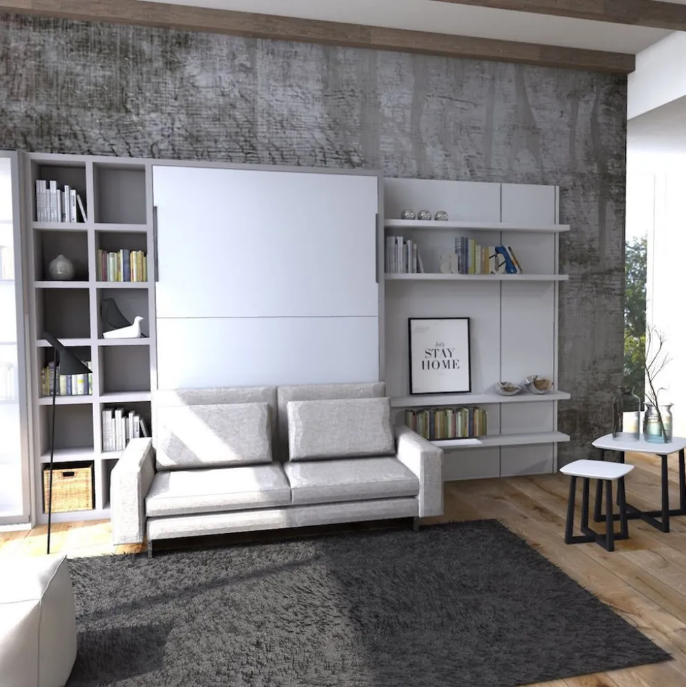 Letto a scomparsa con divano Living