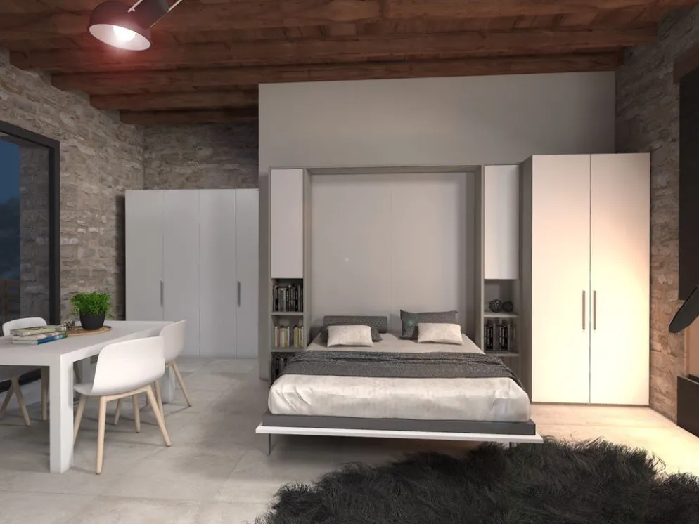 Letto a scomparsa design moderno Basic
