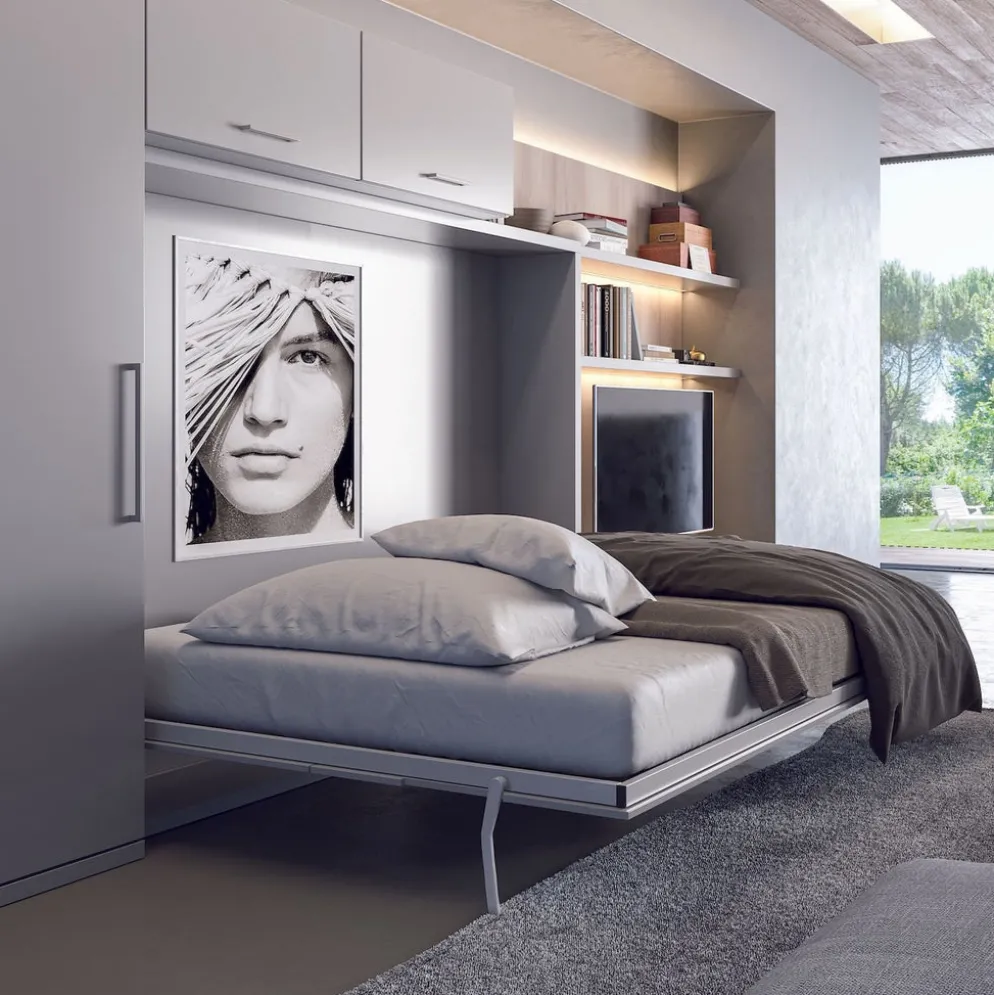 Letto a scomparsa orizzontale Traverso