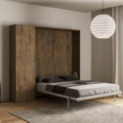 Letto a scomparsa una piazza e mezza con colonna Lexton