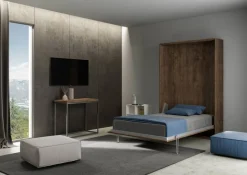 Letto a scomparsa una piazza e mezza Lexton