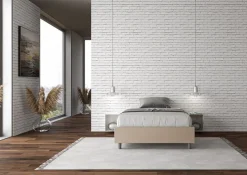 Letto contenitore una piazza e mezza sommier Dynasty