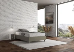 Letto contenitore una piazza e mezza sommier Dynasty