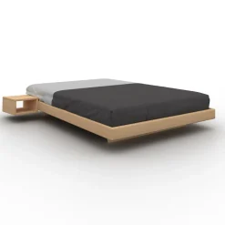 Letto in legno massello non trattato Soren