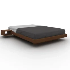 Letto in legno massello Soren Noce