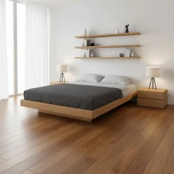 Letto in legno massello Soren Caramel