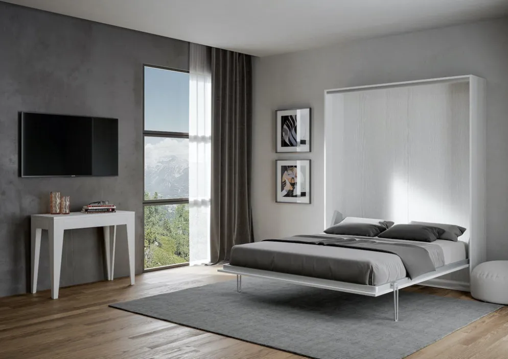 Letto matrimoniale a scomparsa Lexton