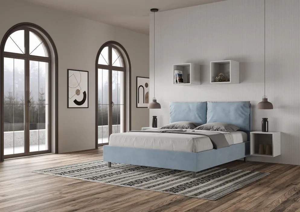 Letto matrimoniale contenitore Brignoles Color