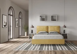 Letto matrimoniale contenitore Brignoles Color