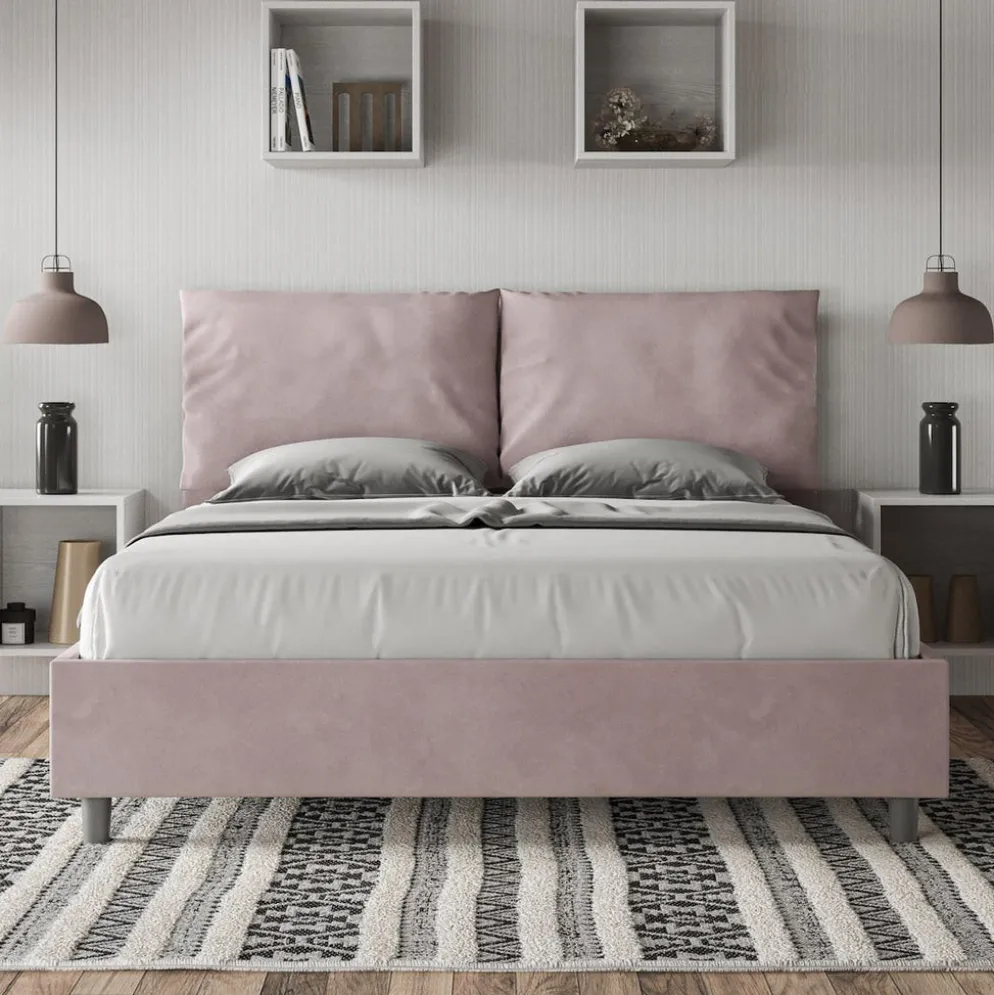 Letto matrimoniale contenitore Brignoles Color