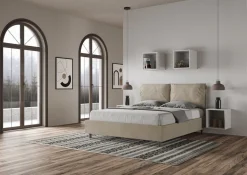 Letto matrimoniale contenitore Brignoles Color
