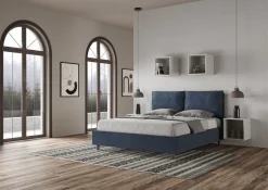Letto matrimoniale contenitore Brignoles Color