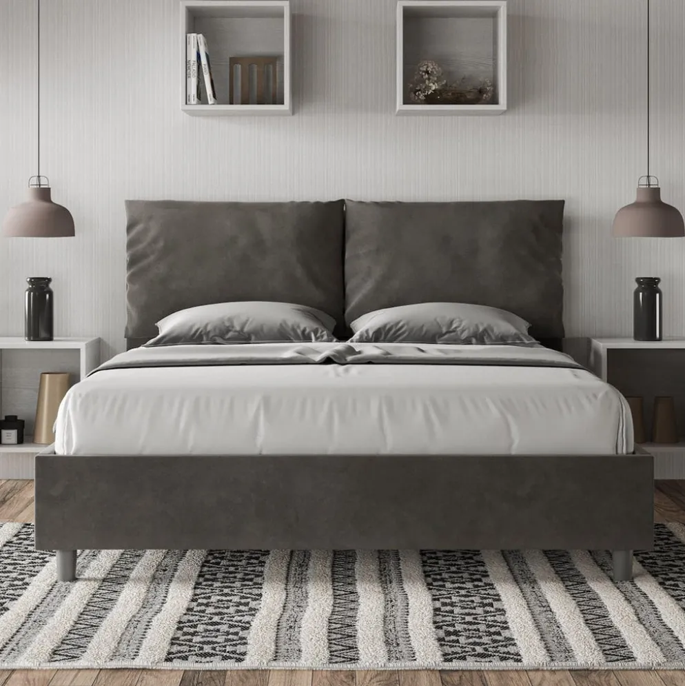 Letto matrimoniale contenitore Brignoles Color
