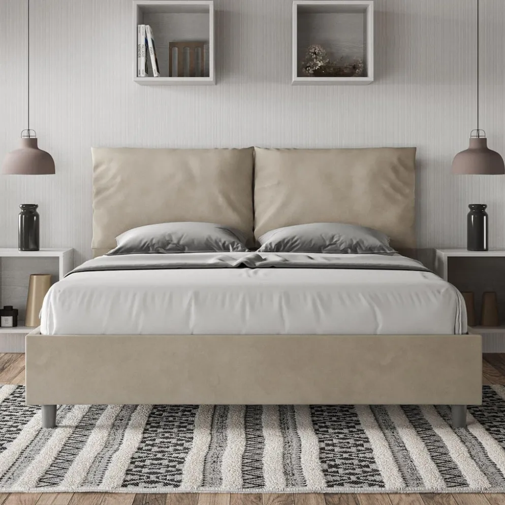 Letto matrimoniale contenitore Brignoles Color