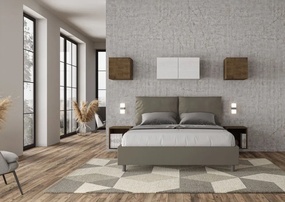 Letto matrimoniale contenitore Brignoles