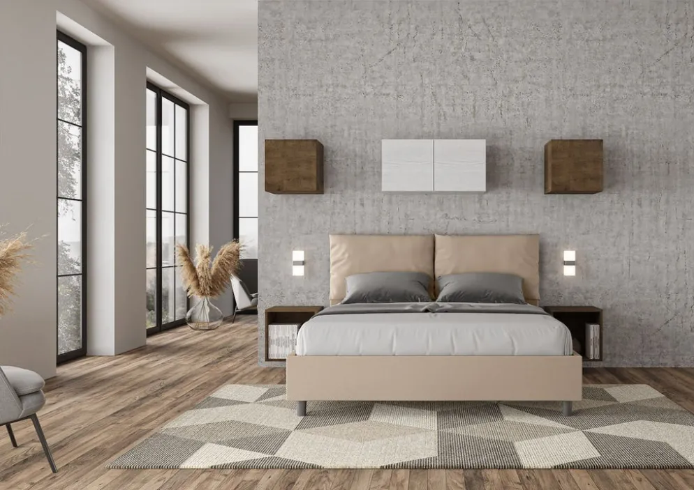 Letto matrimoniale contenitore Brignoles