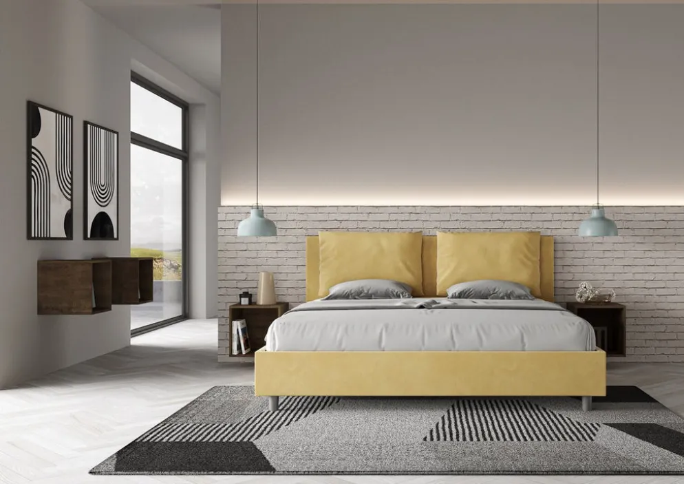 Letto matrimoniale king size contenitore Brignoles