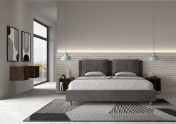 Letto matrimoniale king size contenitore Brignoles