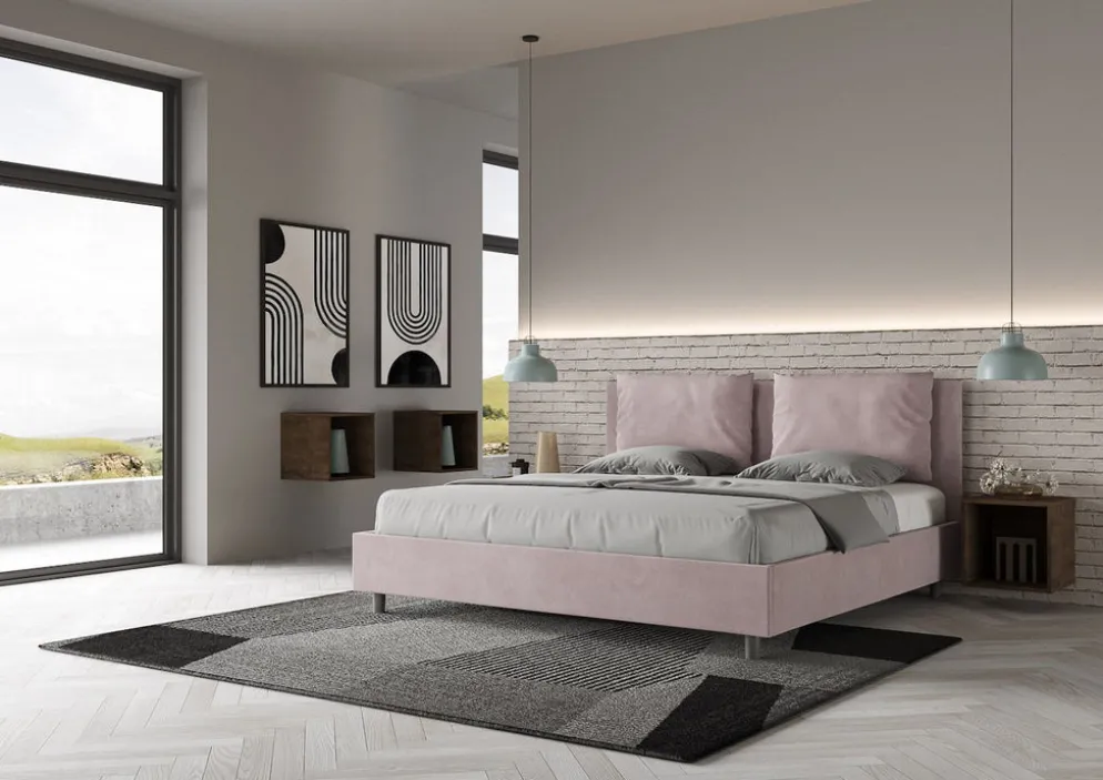 Letto matrimoniale king size contenitore Brignoles