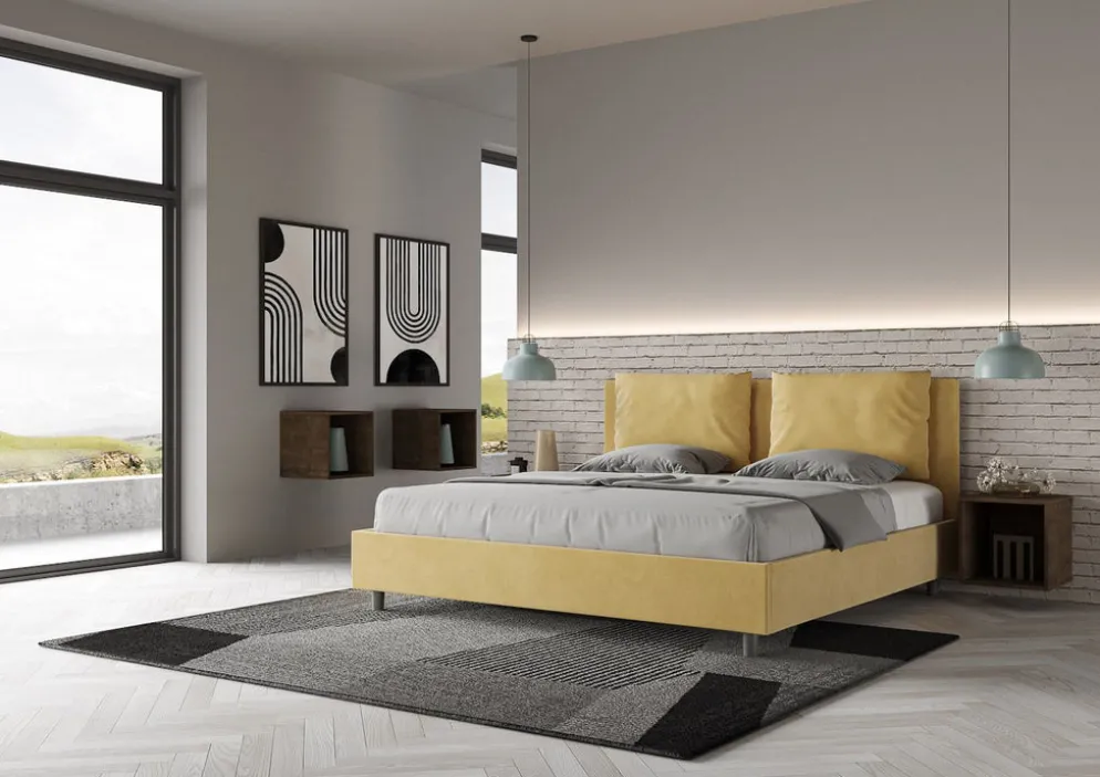 Letto matrimoniale king size contenitore Brignoles