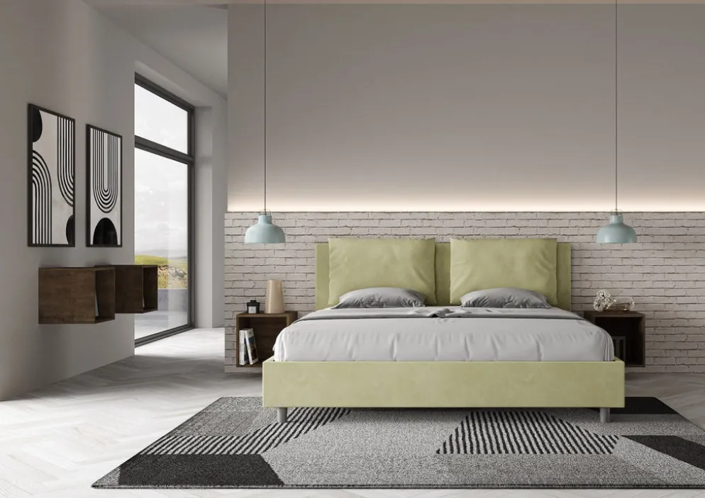 Letto matrimoniale king size contenitore Brignoles