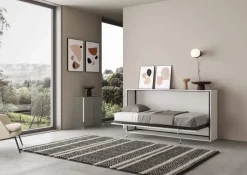 Letto singolo a scomparsa Auda
