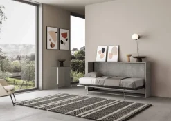 Letto singolo a scomparsa Auda