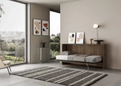 Letto singolo a scomparsa Auda