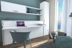 Letto singolo a scomparsa con scrivania Pronto