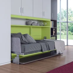 Letto singolo a scomparsa con scrivania Pronto