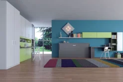 Letto singolo a scomparsa con scrivania Pronto