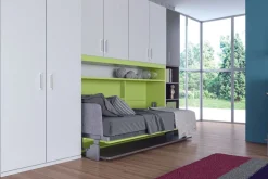 Letto singolo a scomparsa con scrivania Pronto