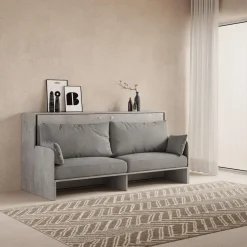 Letto singolo a scomparsa con divano Auda