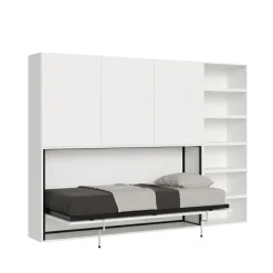Letto singolo a scomparsa con mobili Auda G