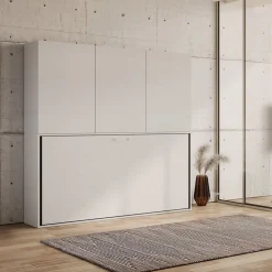 Letto singolo a scomparsa con mobili Auda D