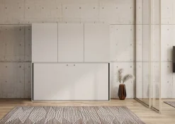 Letto singolo a scomparsa con mobili Auda D