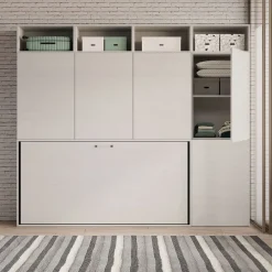 Letto singolo a scomparsa con mobili Auda B