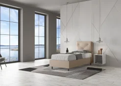 Letto singolo con contenitore Auxerre