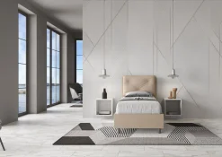 Letto singolo con contenitore Auxerre