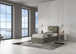 Letto singolo con contenitore Auxerre