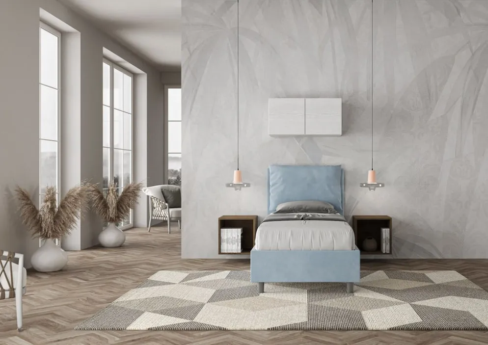 Letto singolo contenitore Brignoles Color